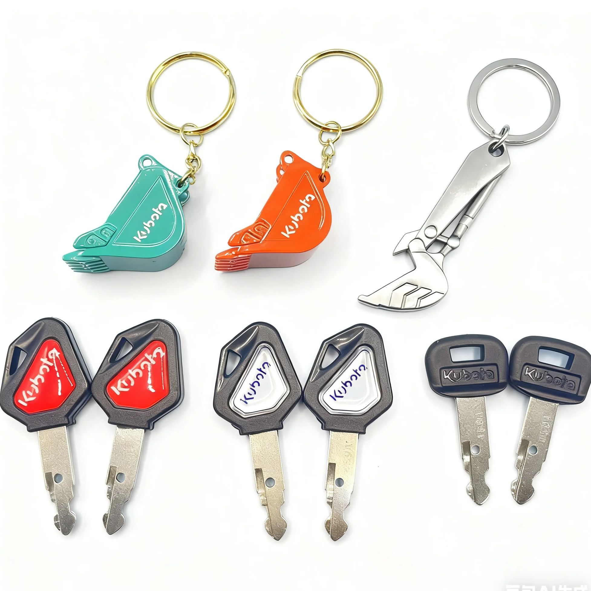 Heavy Equipment Keychain - กุญแจสตาร์ทเครื่องจักรกลหนัก 2 ชิ้น รุ่น 459A สำหรับรถขุด