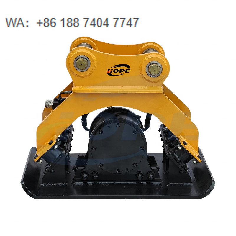 Plate Compactor Vibrator - เครื่องบดอัดดินแบบไฮดรอลิกคุณภาพเยี่ยม พร้อมแท่นคลัตช์ สำหรับรถขุด 5-9 ตัน 2000