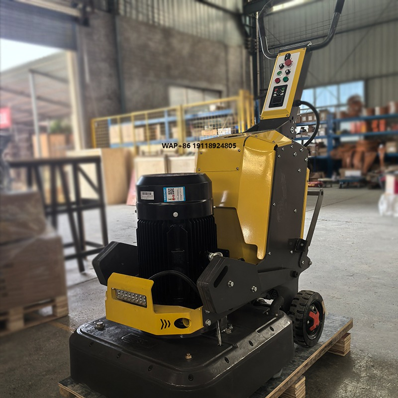 Floor Grinding Machine - เครื่องเจียรคอนกรีตแบบนั่งขับสำหรับงานหนัก พร้อมระบบอัตโนมัติ สำหรับงานขัดขอบพื้น ใช้มอเตอร์ 15 กิโลวัตต์