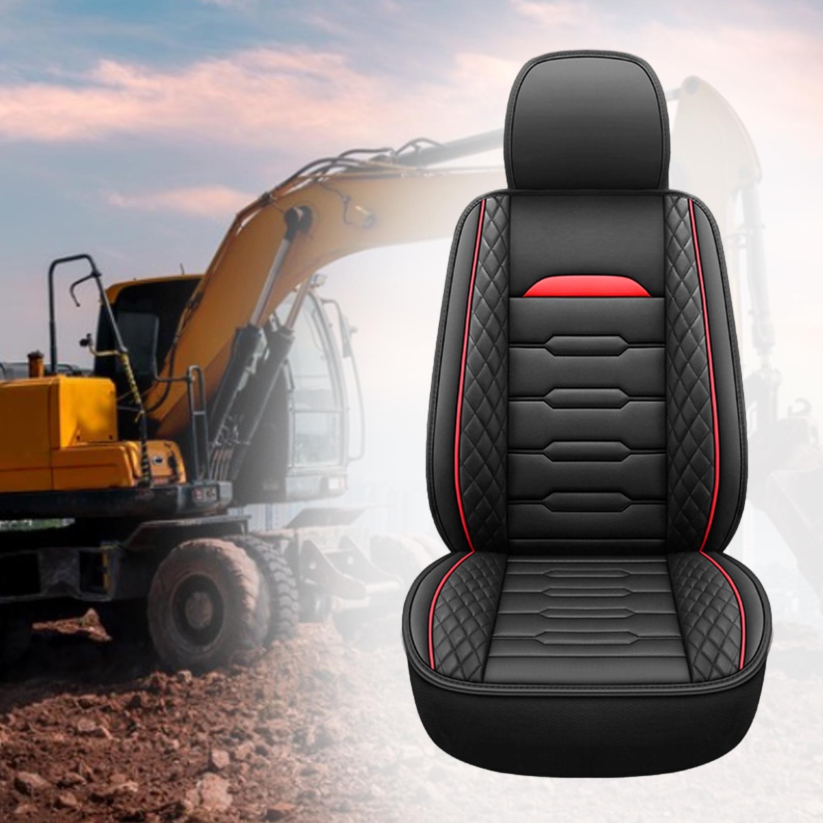 Heavy Equipment Engine - เบาะนั่งรถขุดหนัง PU ระบายอากาศได้ ทนทานต่อการสึกหรอ สำหรับรถตัก รถแทรกเตอร์