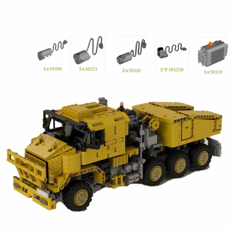 Heavy Equipment Certificate - MOC-34730 ชุดตัวต่อรถบรรทุกขนส่งอุปกรณ์หนัก รุ่นพลเรือน 1837 ชิ้น ของเล่นเด็ก