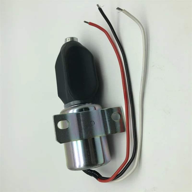 Heavy Equipment Spare Parts - โซลินอยด์หยุดน้ำมัน Woodward 12V รุ่น OE 1751ES-12E7ULB1S5