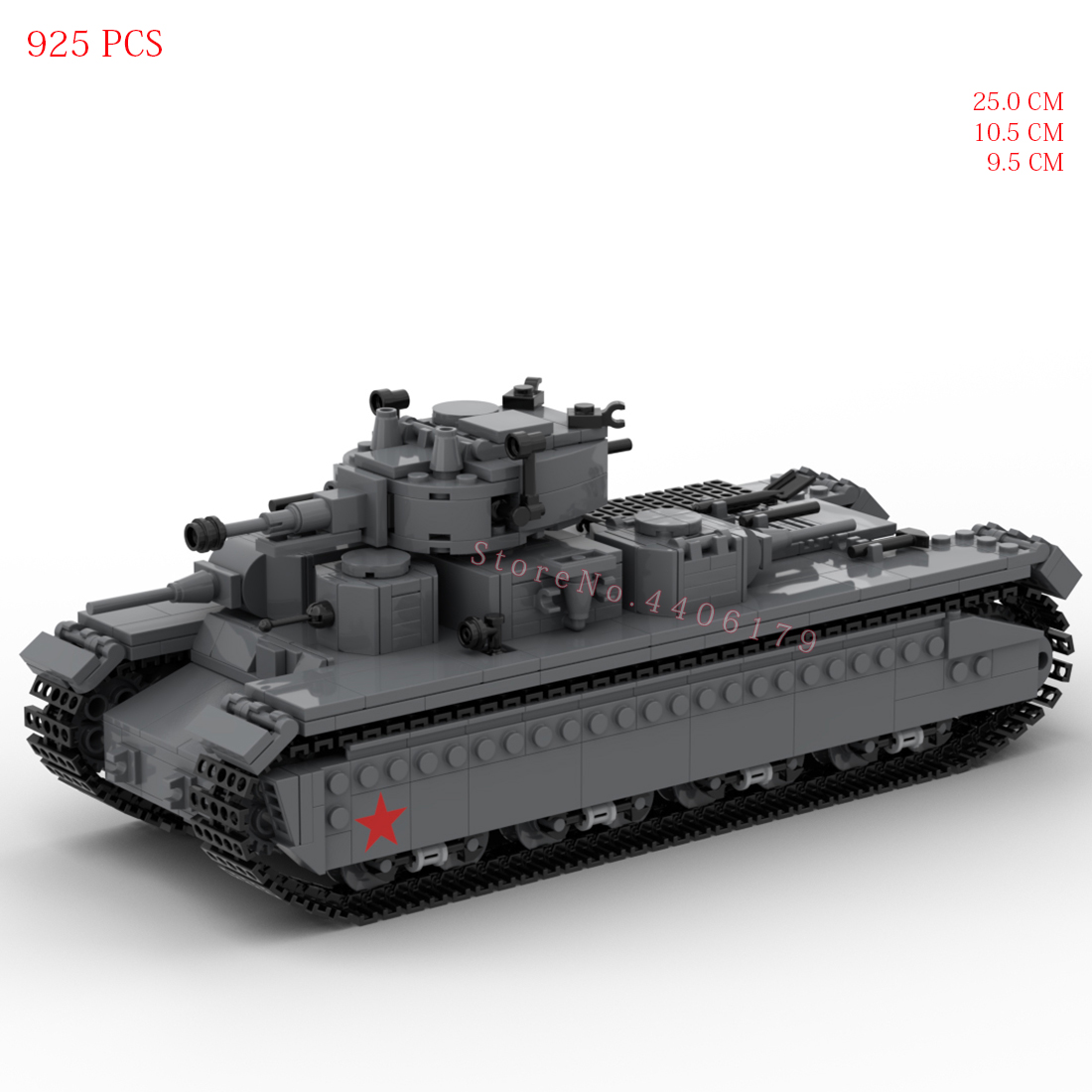 ชุดตัวต่อรถถังหนักโซเวียต T-35 - Heavy Equipment Certificate บทวิจารณ์และราคา
