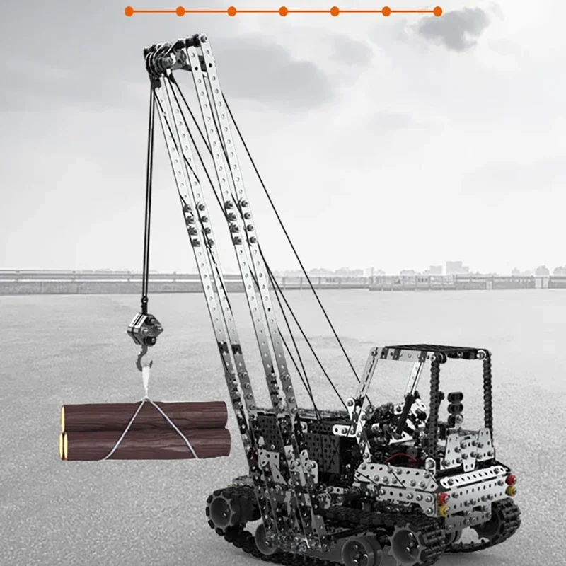 รถเครนโลหะประกอบเอง บังคับวิทย - Heavy Equipment Vehicles บทวิจารณ์และราคา