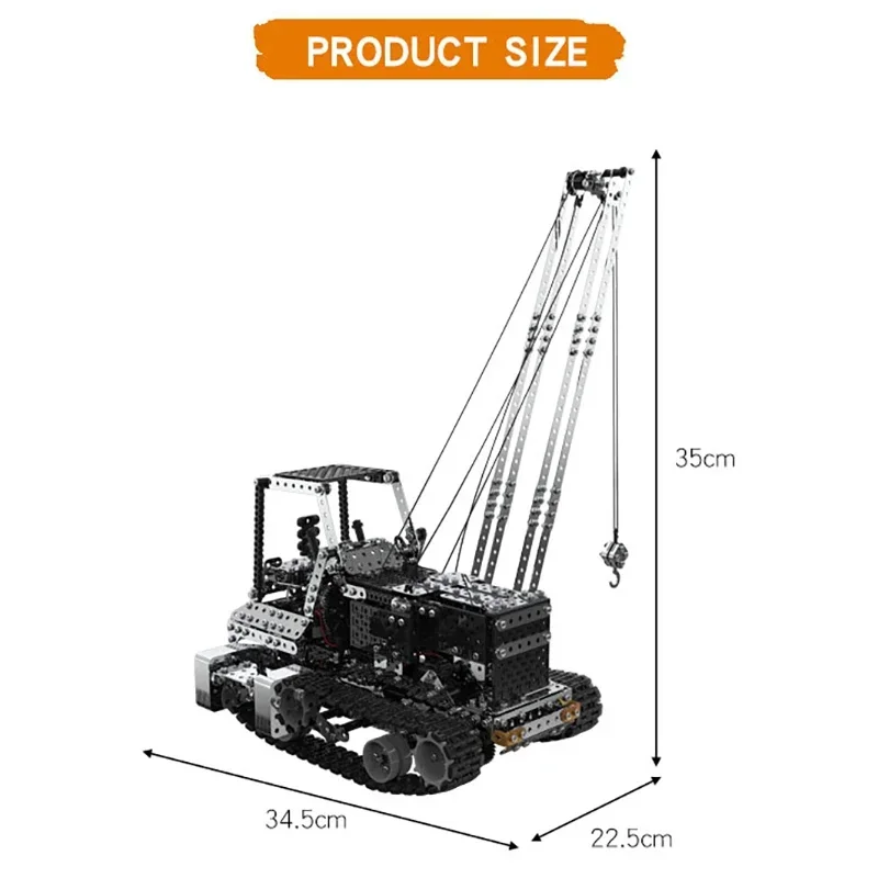 รถเครนโลหะประกอบเอง บังคับวิทย - Heavy Equipment Vehicles บทวิจารณ์และราคา