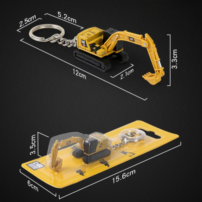พวงกุญแจวิศวกรรมขนาดเล็กรถตักด - Heavy Equipment Keychain บทวิจารณ์และราคา