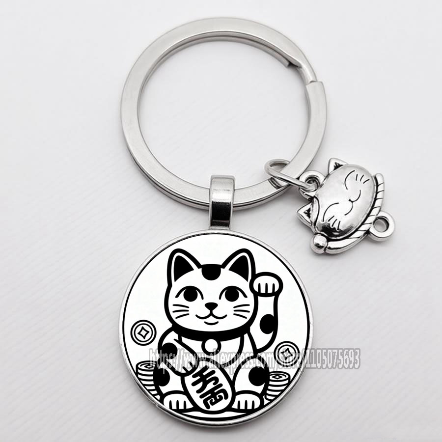 พวงกุญแจแมวนำโชคสไตล์ญี่ปุ่น ข - Heavy Equipment Keychain บทวิจารณ์และราคา