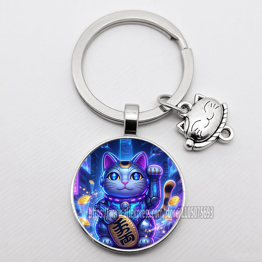 พวงกุญแจแมวนำโชคสไตล์ญี่ปุ่น ข - Heavy Equipment Keychain บทวิจารณ์และราคา