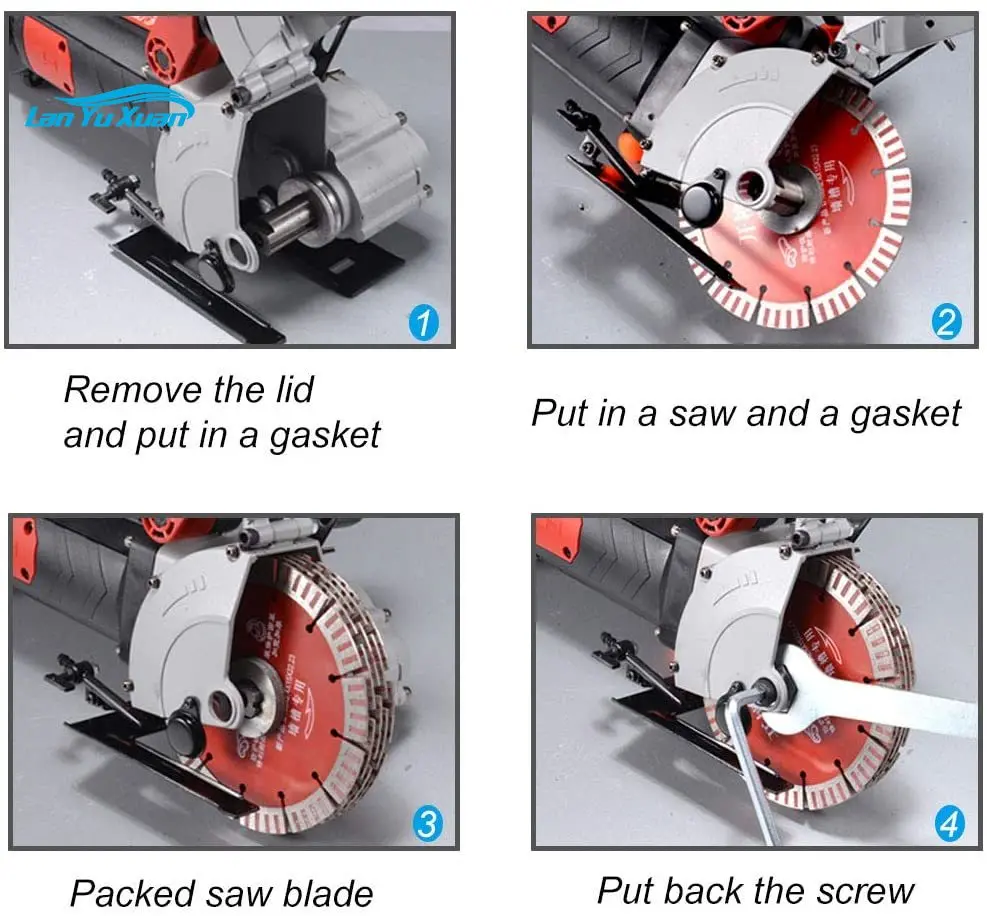 110/220v ผนังเครื่องตัดเซาะร่อ - Brick Cutting Saw บทวิจารณ์และราคา