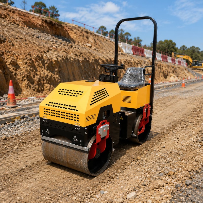 รถบดถนนแบบสั่นสะเทือนสองล้อ สำ - Heavy Equipment Engine บทวิจารณ์และราคา