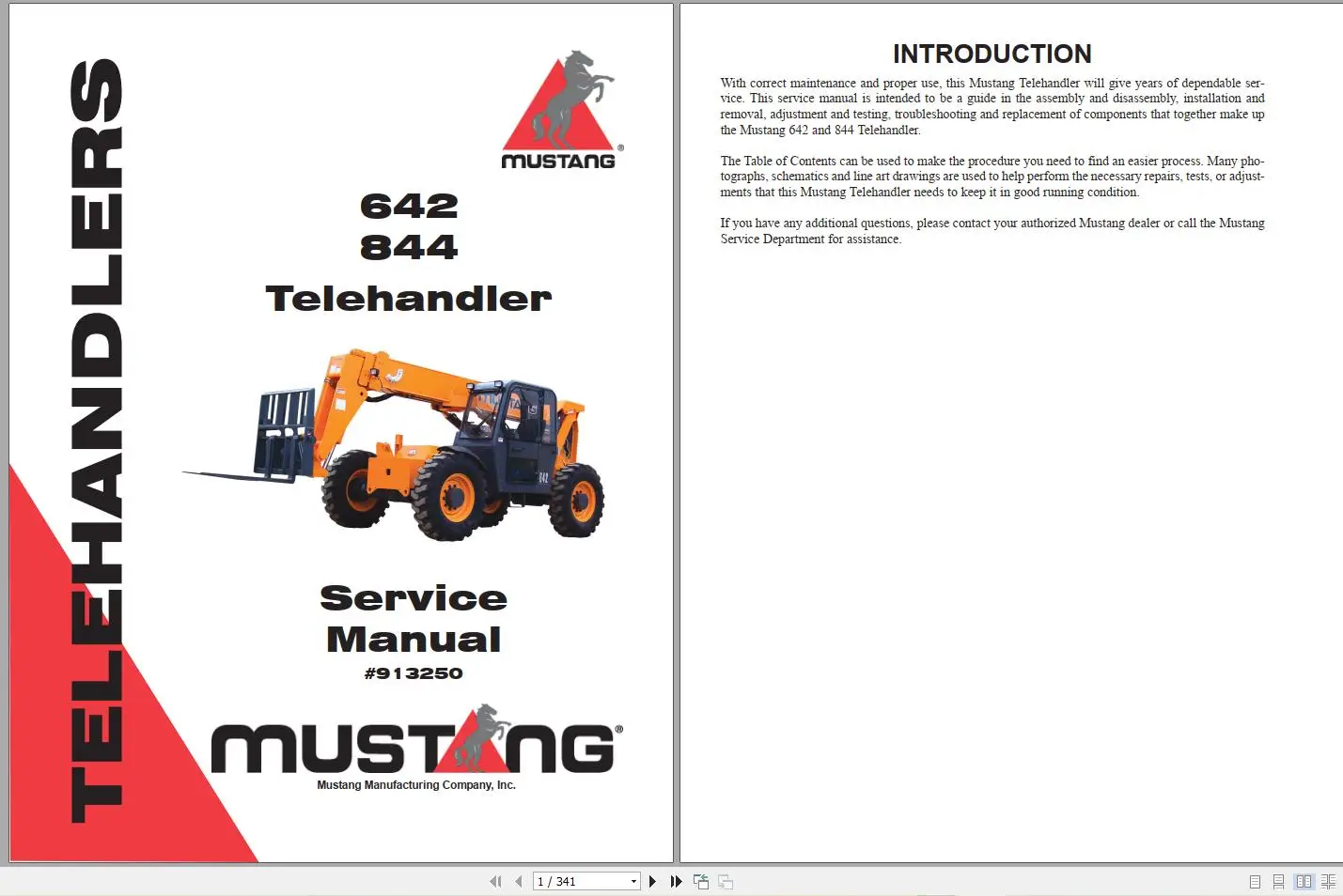 AutoDVD Mustang Machinery Heav - Heavy Equipment In บทวิจารณ์และราคา