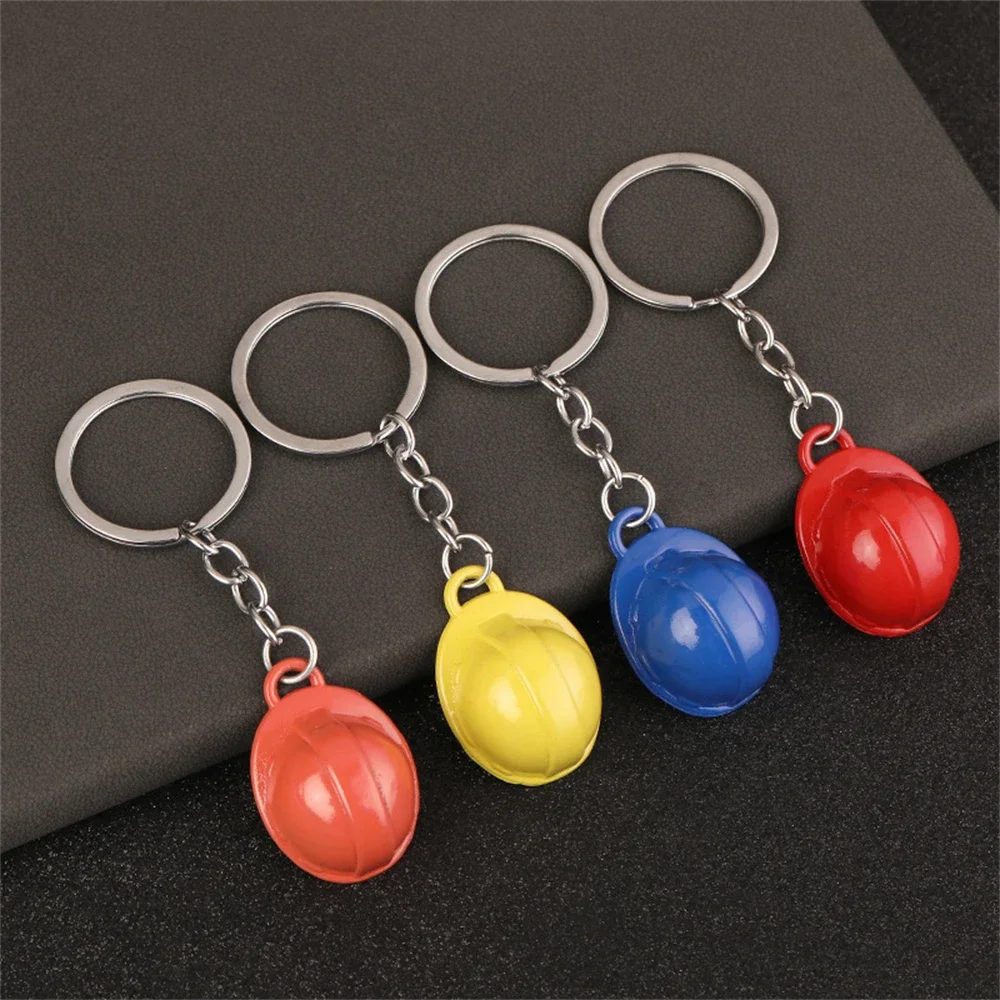สีสัน 3D ความปลอดภัยหมวกพวงกุญ - Heavy Equipment Keychain บทวิจารณ์และราคา