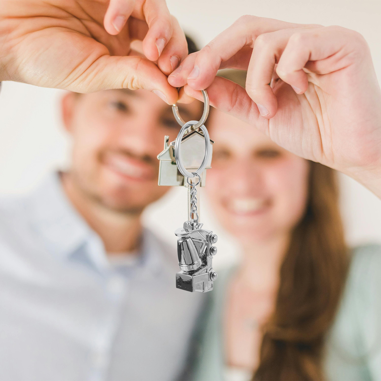 พวงกุญแจรถผสมปูน 3 มิติ ของที่ - Heavy Equipment Keychain บทวิจารณ์และราคา