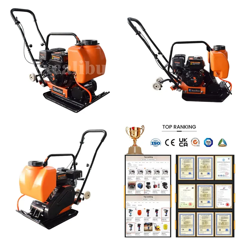 เครื่องบดอัดแผ่นสั่นสะเทือนแบบ - Plate Compactor Vibrator บทวิจารณ์และราคา