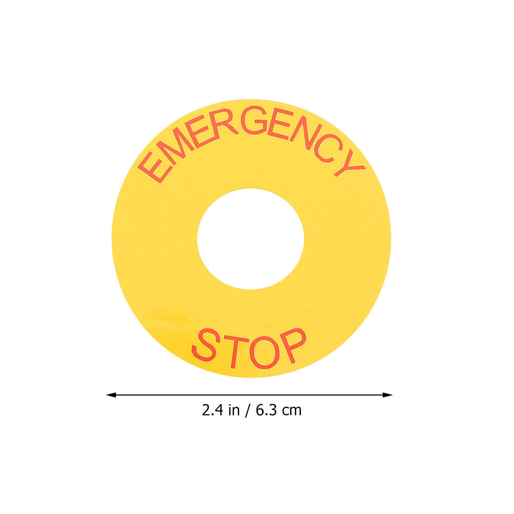 สติ๊กเกอร์ป้ายหยุดฉุกเฉิน 2 ชิ - Heavy Equipment Warning Sign บทวิจารณ์และราคา