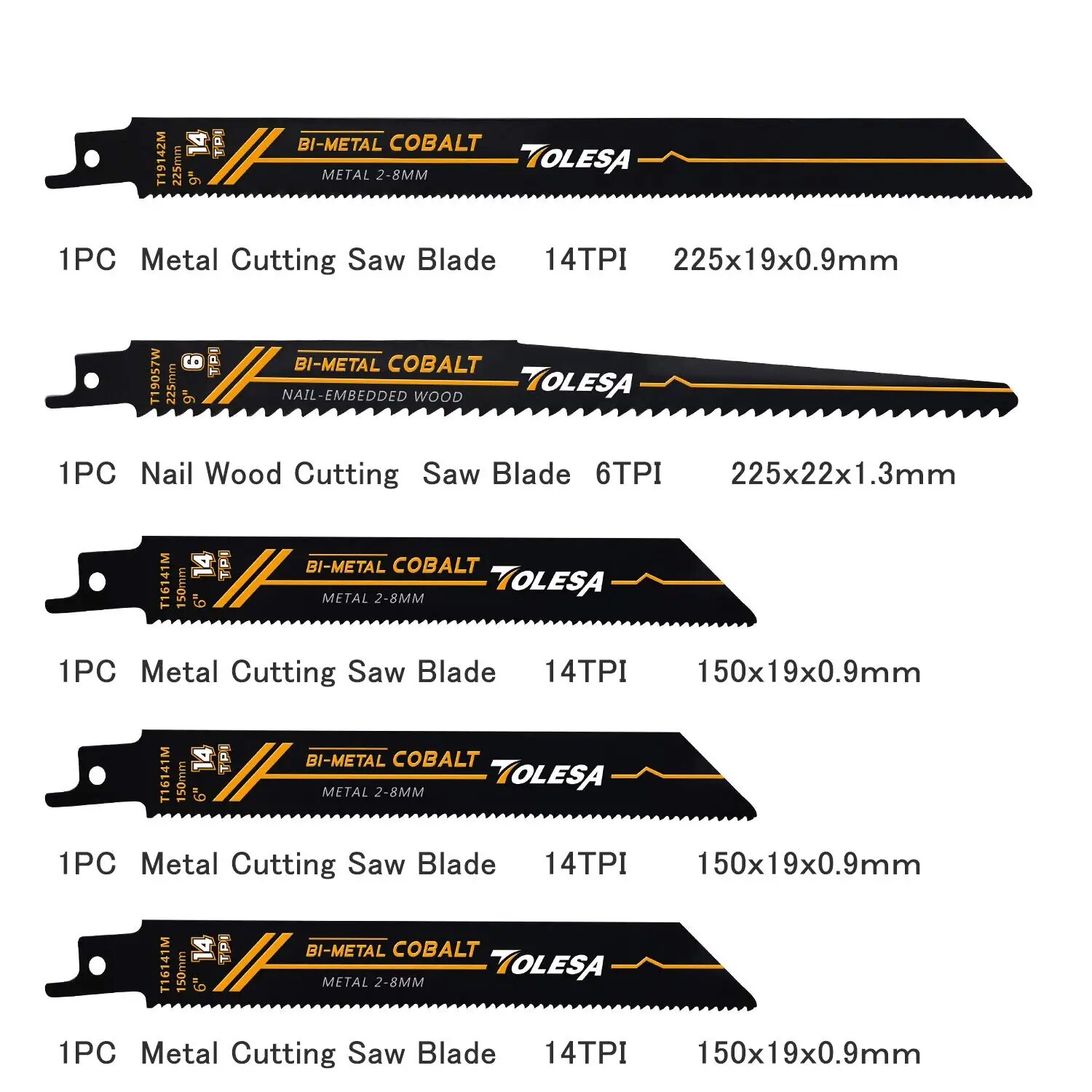 TOLESA 10PCS ลูกสูบ Bi-โลหะใบเ - Brick Cutting Saw บทวิจารณ์และราคา