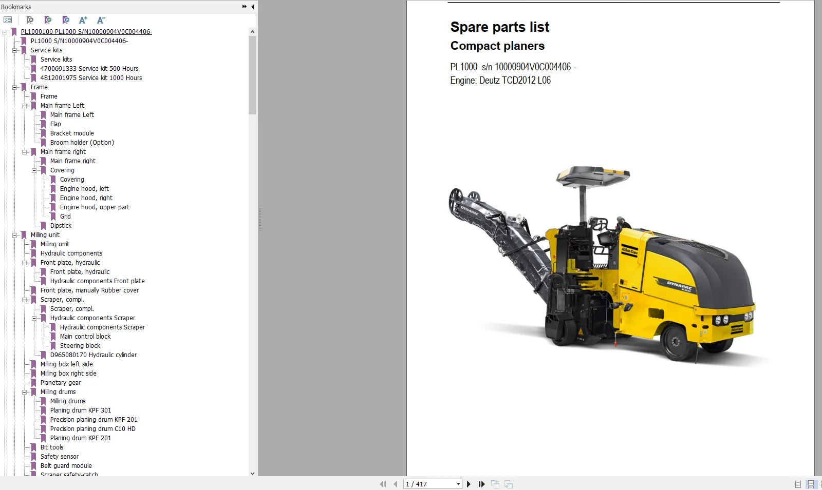 แคตตาล็อกอะไหล่ AutoCD Dynapac - Heavy Equipment In บทวิจารณ์และราคา