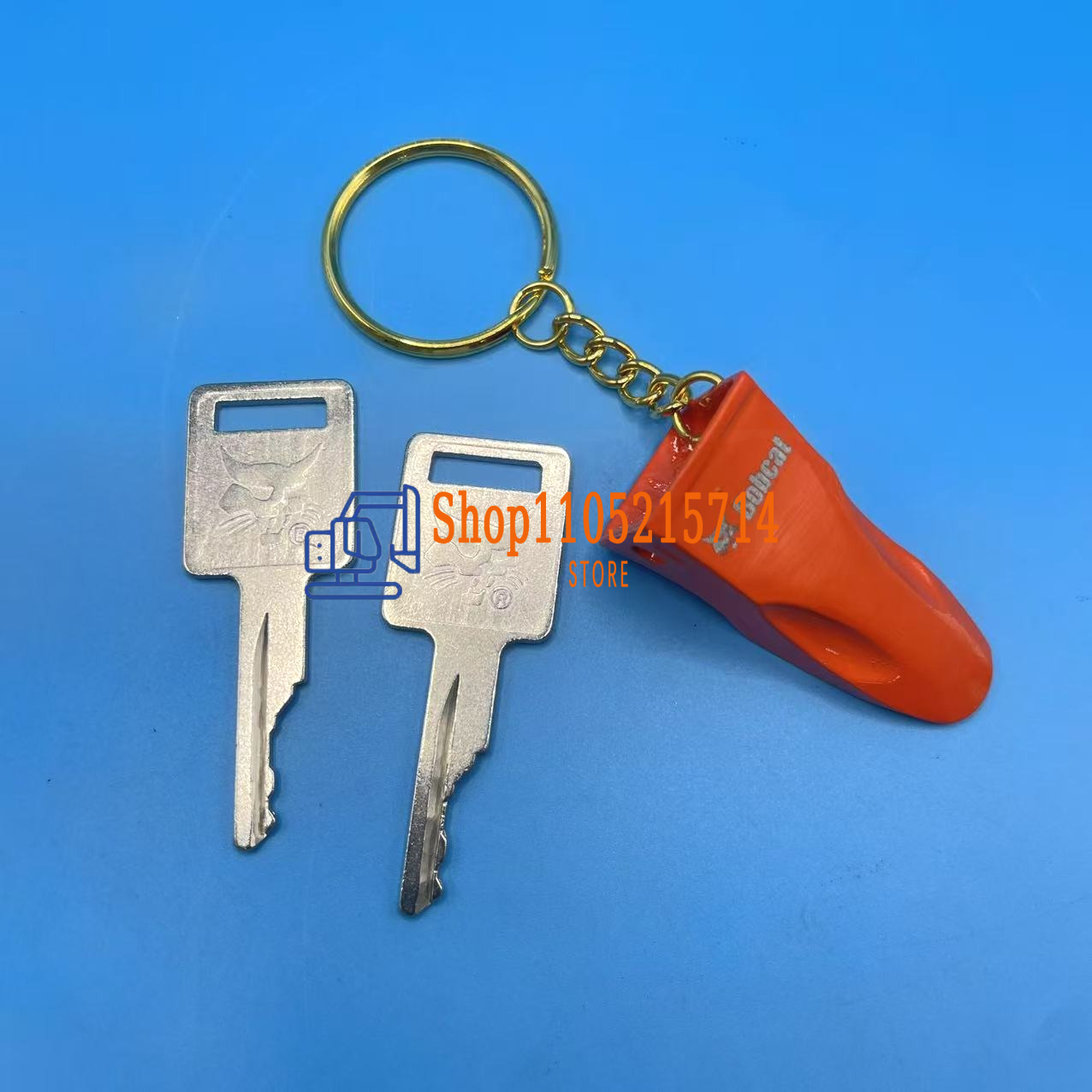 กุญแจสตาร์ท D250 จำนวน 2 ชิ้น  - Heavy Equipment Keychain บทวิจารณ์และราคา